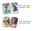 25 Customisable Smokey Elder Futhark Runes With Gold Foil - The Cerulean Wolf