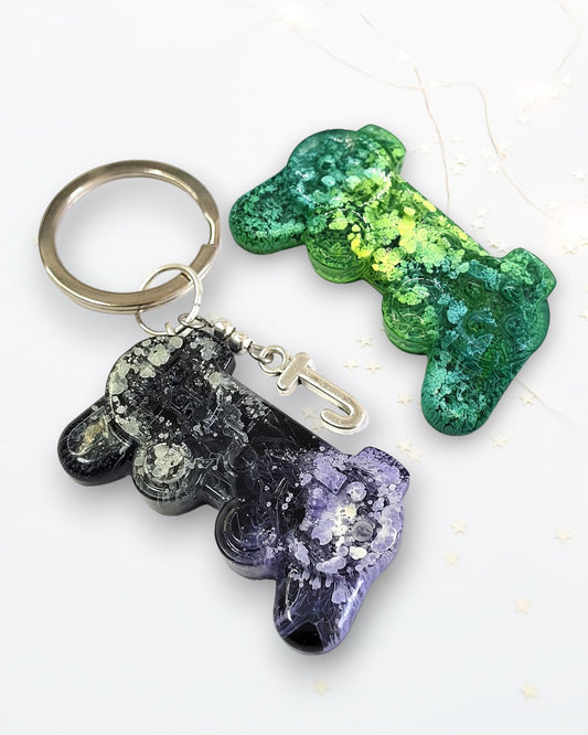 Customisable Playstation Keyring - The Cerulean Wolf