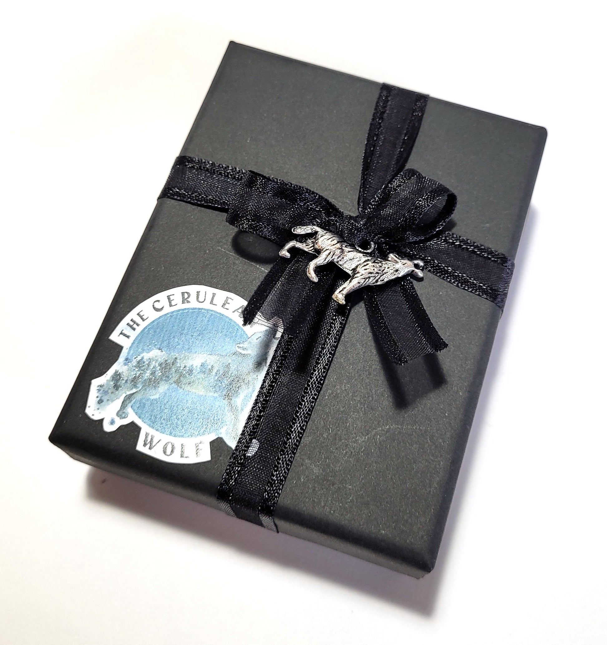 Customisable Safe Travels Bindrune Motorbike Protection Charm - The Cerulean Wolf