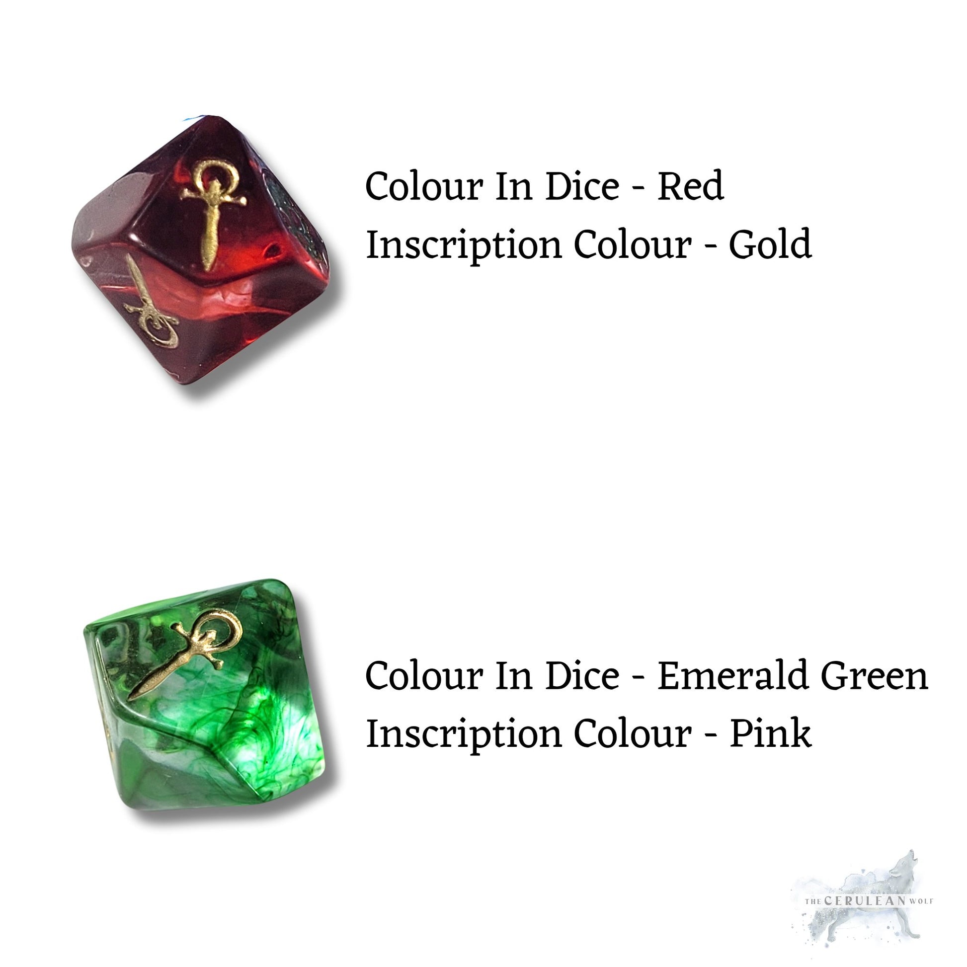 Customisable VtM Vampire Dice - The Cerulean Wolf