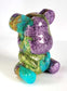 Glitter Teddy Bear Ornament - The Cerulean Wolf